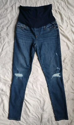 GAP Maternity Favorite Jegging Sz 29/8 Long NWOT Distressed Medium Wash - Image 1 of 4