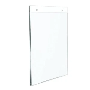 Blendende Displays 5 klare 8-1/2" x 11" Wandhalterung Schild Halter - Bild 1 von 3