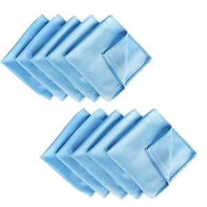 Microfiber Glass Detailing Cleaning Cloths-10 Pack (12" x 12")-Streak Free-Li... - Bild 1 von 7