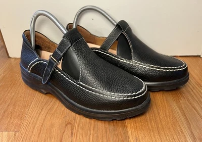 Dr Comfort Lu Lu Shoes Womens Size 8.5W Black Leather Slip On Orthopedic Comfort - Image 1 of 4