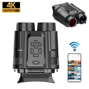 Infrared Hunting Binoculars 64MP Night Vision Goggles WiFi 4K 28X Digital Zoom - Picture 1 of 25