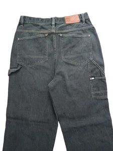 De colección. Pantalones de mezclilla Ecko Unltd holgados carpintero para hombre 30x32 gris oscuro desvanecido patinador ancho años 90 - Imagen 1 de 8