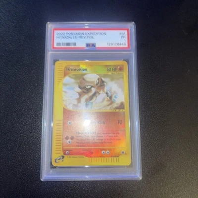 Pokémon Expedition Hitmonlee Reverse Foil 81/165 Psa 1 - Image 1 of 4