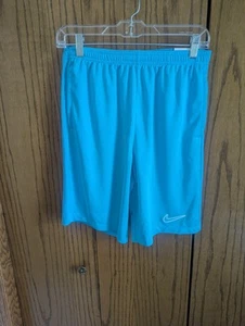 NWT Youth XL Nike Dri Fit Turquoise Training Shorts - Picture 1 of 8