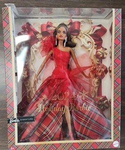 Barbie 2024 Holiday Barbie Puppen Seasonal Collector Geschenk Barbie Signature - Bild 1 von 12