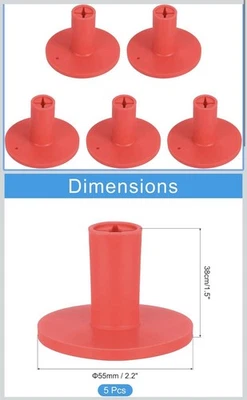Rubber Golf Tees, Practice Training Driving Range Stable Ball Holder  5 Pack - Image 1 of 3