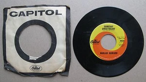 Harlan Howard Capitol 4928 Someday Sweetheart / My Baby's His Bay Now 45rpm - Imagen 1 de 3