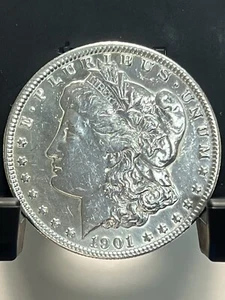 1901-O Morgan Silver Dollar About Uncirculated Proof-Like Cartwheel Luster - Bild 1 von 2