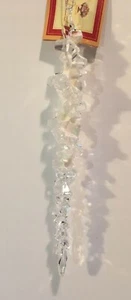 2 Winward Acrylic Twisted Icicle Christmas Ornaments  - Picture 1 of 3