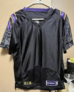 Under Armour Northwestern Youth Medium Trikot Shirt schwarz lila gold - Bild 1 von 5