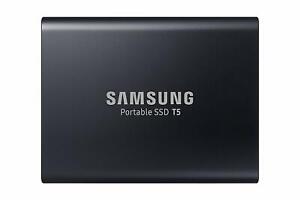 NUEVO SSD Samsung T5 Portátil - 1 TB - USB 3.1 SSD Externo (MU-PA1T0B/AM) - Negro