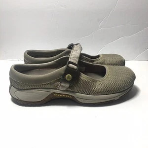 Merrell Women’s Encore MJ Gray Beige Mary Jane Performance Shoes Sz 7.5 - Picture 1 of 9