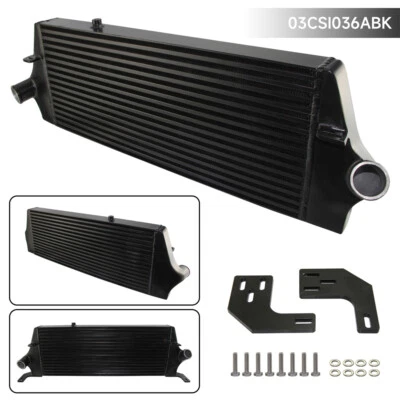 Front Mount Aluminum Intercooler For 2005-2012 Ford Focus ST225 MK2 Gen3 Black - Image 1 of 4