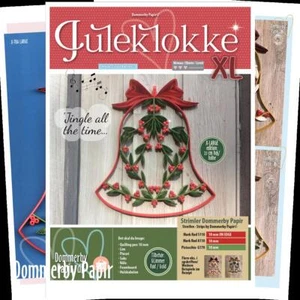 Dommerby Papir, Istruzioni Quilling - Campana di Natale XL - Foto 1 di 3