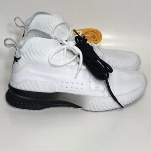 Under Armour Men Size 9 Project Rock 1 Workout Weight Training Shoes White Black - Bild 1 von 13