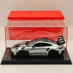 AI MODEL 1/18 Porsche 992 GT3 RS Resin High-Quality Collection Car Model SILVER - Picture 1 of 12
