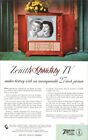 ZENITH 27" Picture Television ADVERT Original Vintage 1952 Print Ad 691/101