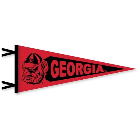 Georgia Bulldogs Wool Felt Pennant - 9" x 24" Cover