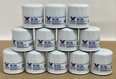 Filtros de aceite Valvoline VO-106 VO106 PAQUETE DE 12 ¡Envío gratuito y descuento por cantidad! Foto 1 de 4