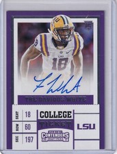 Tre'Davious White 2017 Panini Contenders Draft Picks College Ticket Rc Auto