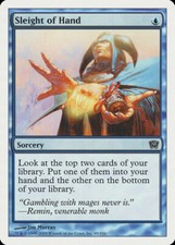 Sleight of Hand MTG LP 9th Edition