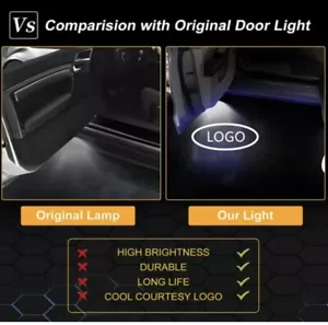 For Dodge Charger R/T SRT SE SXT Hellcat LED Car LED Door LOGO Projector Lights - Picture 1 of 8