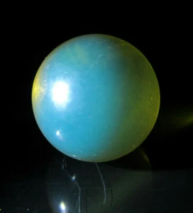 Dominican Blue Amber Bead Natural Authentic Sphere Gemstone 10.1 mm(0.5g) # AB59 - Picture 1 of 12