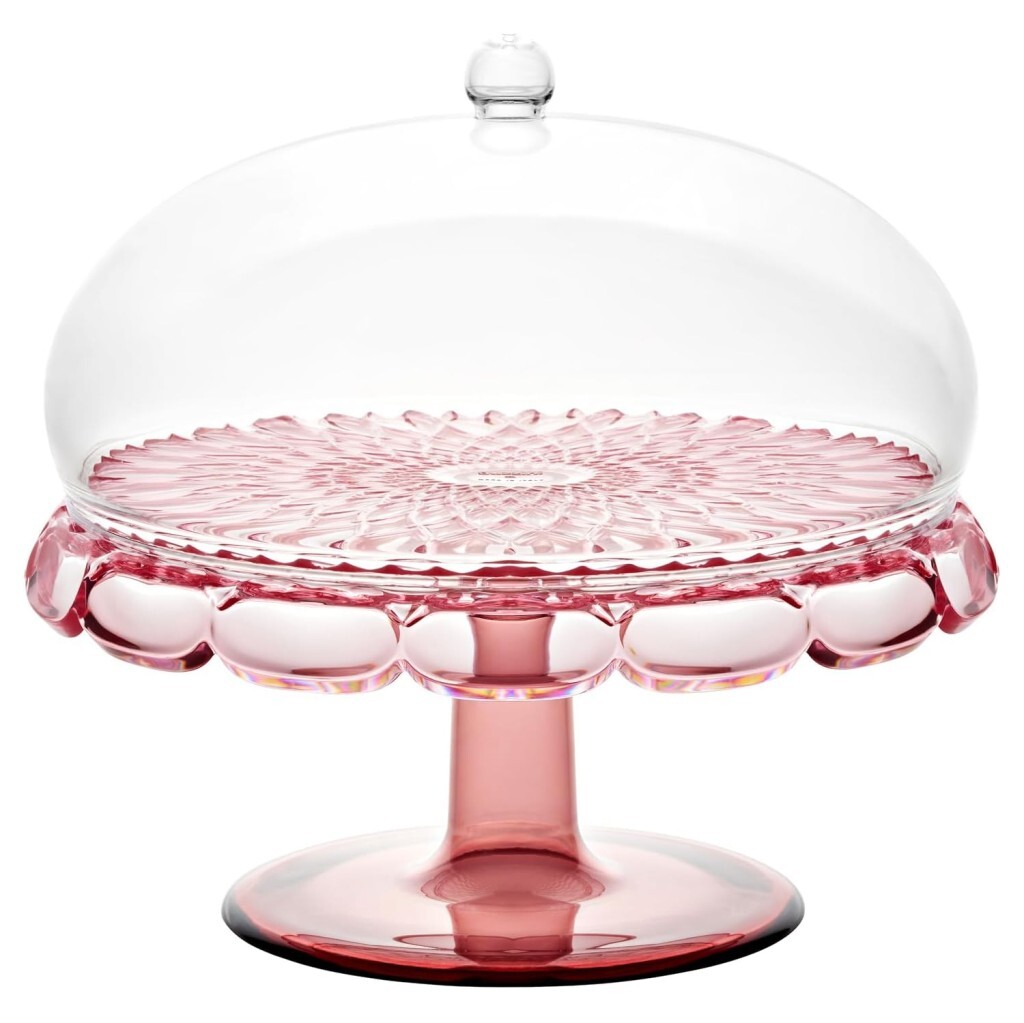 Porta Torta Con Alzata E Cupola - Display Per Dolci, Diametro 30 Cm, Materiale Sicuro - Foto 11