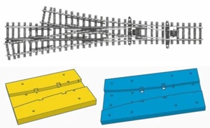 N Gauge Asymmetric 3 way Point Jigs - Picture 1 of 1
