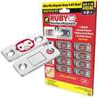 RUBY Monkey Magnets Ultra-Thin Magnetic Plates Keep It All Shut, AS-SEEN-ON-TV