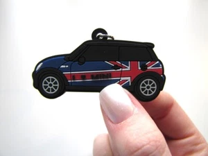 SCHLÜSSELANHÄNGER IN BLAU ROT - MIT LED für MINI ONE COOPER S D TOP GESCHENK - Bild 1 von 3