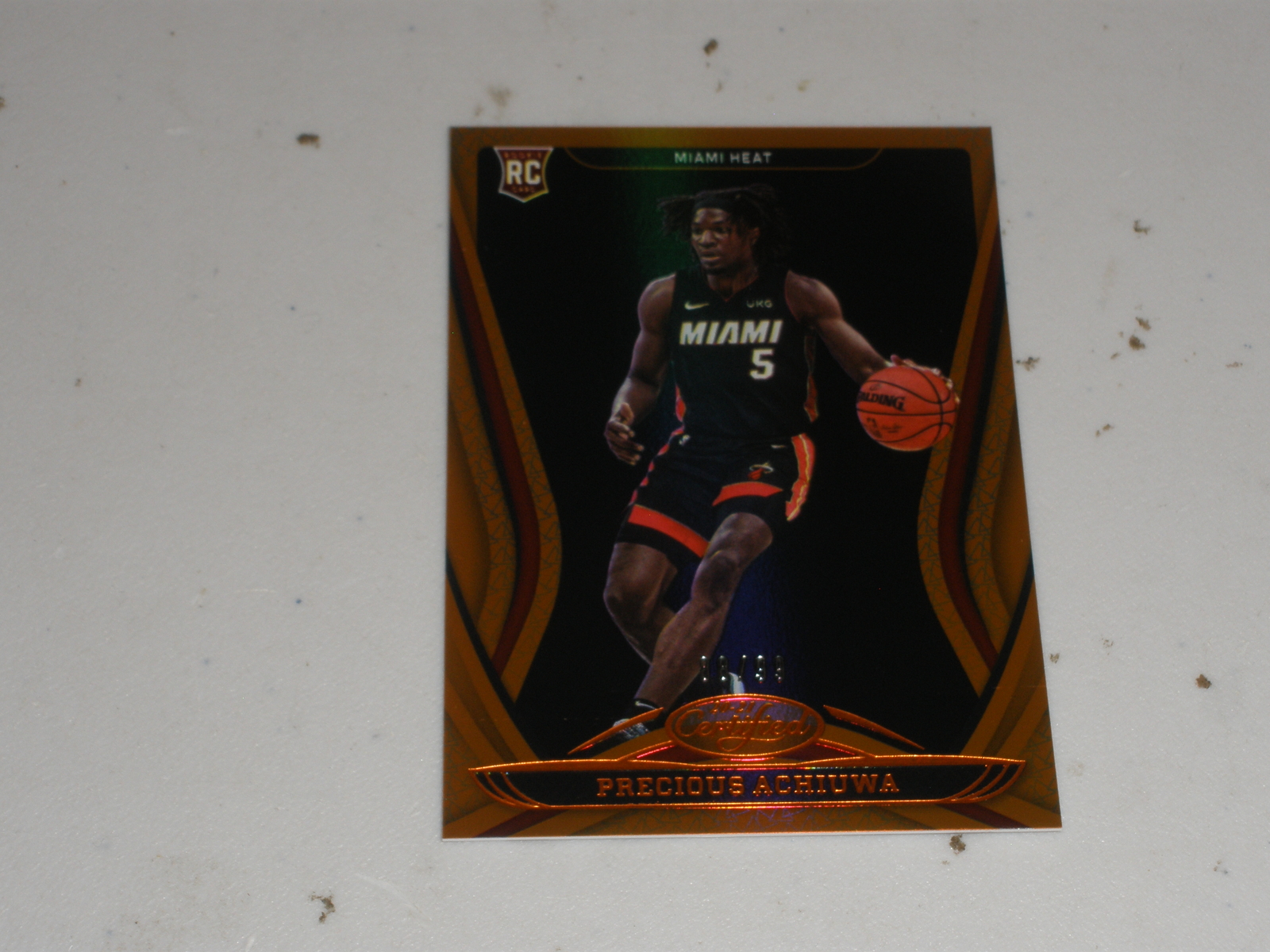2020-21 Panini Certified Mirror Orange #181 Precious Achiuwa 88/99 Rookie RC