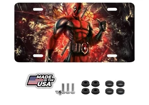 DeadPool X-man Movie Comic License Plate Auto Truck Car Tag Gift - Picture 1 of 4