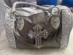 Hananel Rhinestone studded overnight bag - Picture 1 of 6