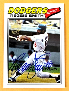 Reggie Smith 2002 Topps Archives Certified AUTOGRAPH Issue - Los Angeles Dodgers - Picture 1 of 2