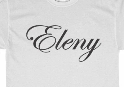 Custom Iron on Sticker Heat Transfer Decal Name Slogan DIY Shirt Wedding Favour - Image 1 of 4