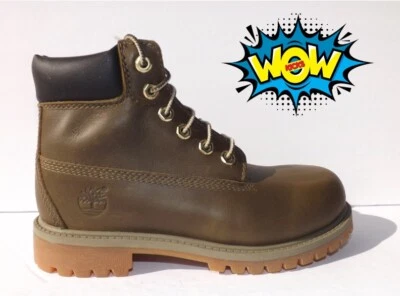 BOTAS IMPERMEABLES PREMIUM TIMBERLAND NIÑOS PEQUEÑOS 6 PULGADAS 'OLIVE' #38733 Foto 1 de 4