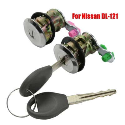 Left+Right Door Lock Cylinder w/Key For Nissan Altima Frontier Pathfinder Xterra - Image 1 of 4