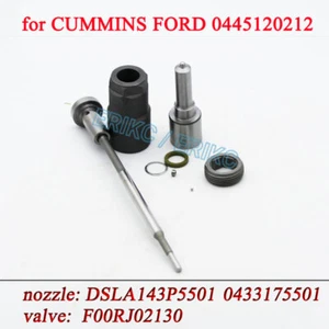 for CUMMINS FORD 5255184 4898271 INJECTOR 0445120212 OVERHAUL KIT NOZZLE VALVE - Picture 1 of 6