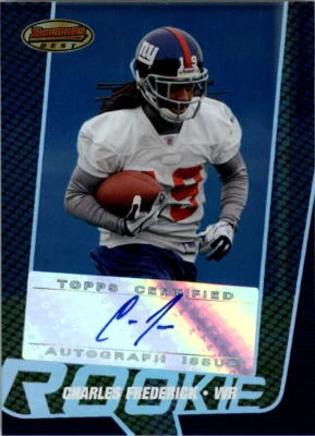 2005 Bowman's Best #157 Charles Frederick AU RC /999 - NM-MT - Image 1 of 2