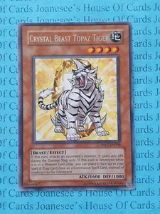 DP07-EN004 Crystal Beast Topaz Tiger Rare Yu-Gi-Oh Card (Unl) - Picture 1 of 3