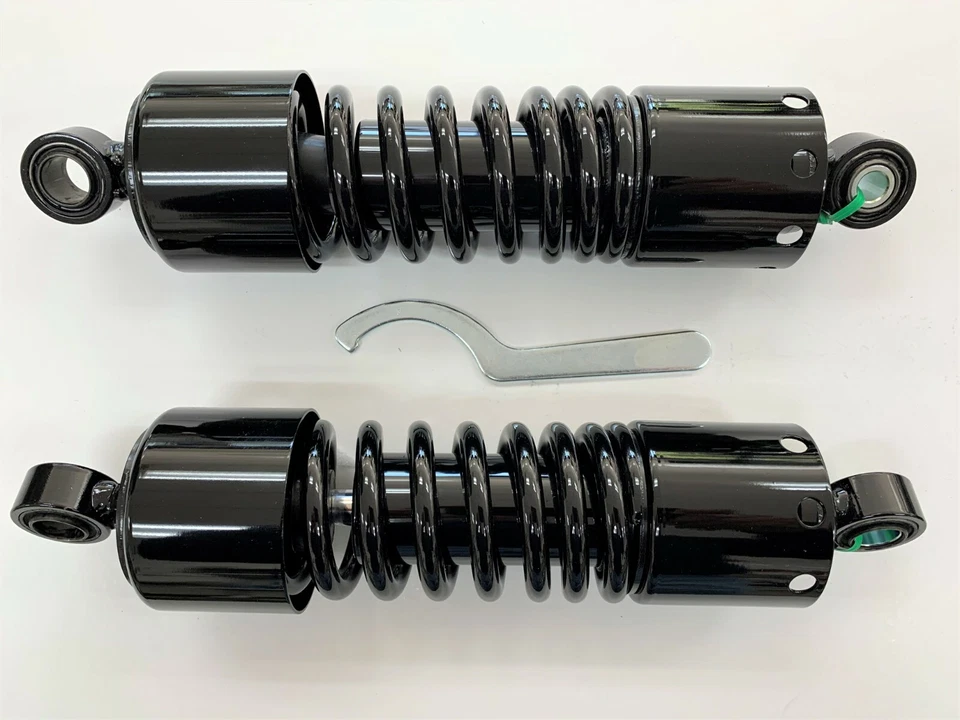 Amortiguadores bobber cortos negros de alta resistencia Honda GL1500 Valkyrie 11,5" Foto 1 de 1