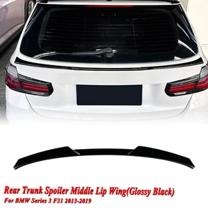 Gloss Black Rear Trunk Spoiler Lip Wing For BMW 3 Series F31 2013-2019 2014 - Picture 1 of 10