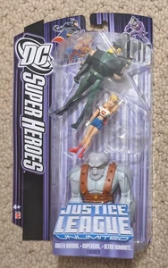 Mattel DC Superheroes JLU Supergirl Ultra-humanite Green Arrow Carded - Picture 1 of 2