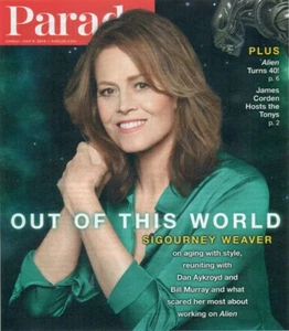 PARADE - SIGOURNEY WEAVER COVER + ALIEN TURNS 40 + JAMES CORD HOSTS THE TONYS - Bild 1 von 1