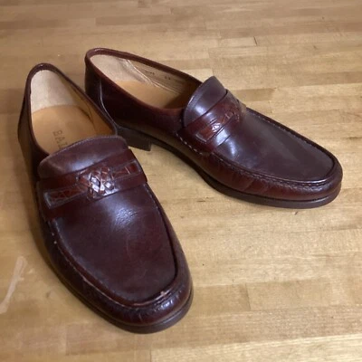 Mocassins Tout Cuir Neufs Bally 39 Marron - Photo 1/3