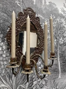 Quartz Grey Dinner Candle 28cm, Light Brown Colour Beige Taper Candle - Picture 1 of 4
