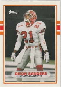 Deion Sanders 1989 Topps Traded Rookie #30T Atlanta Falcons Set Break SHARP - Picture 1 of 1