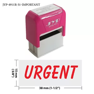 Urgente - Sello de goma autoentintado - JYP 4911R-32 (TINTA ROJA) - Imagen 1 de 1