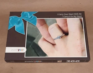 Custom Puzzle You 200 Piece Puzzle Diamond Engagement Wedding Ring - Picture 1 of 6
